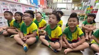 114苗栗縣私立中祥幼兒園沈浸式客語教學09月大班主題教學，片長21:02