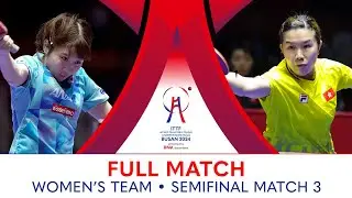FULL MATCH | Miu HIRANO vs LEE Ho Ching | WT SF | #ITTFWorlds2024