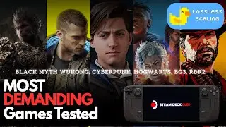 Most Demanding Games Tested on Steam Deck OLED | LSFG Compilation (Wukong, Cyberpunk, RDR2 & More)