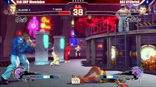 SSF4 AE2012: Grand Finals VxG EMP Dieminion vs AGE NYChrisG - Civil War 5 Tournament