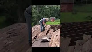 House demolition remove roof