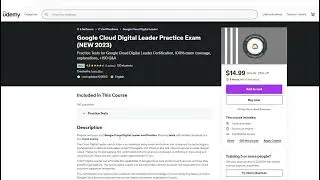 UDEMY FREE COURSE -   Google Cloud Digital Leader Practice Exam