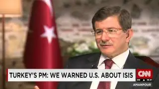 Turkey Prime Minister on ISIS, Syria war