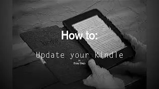Как обновить прошивку Kindle