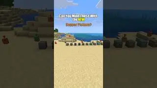 Can You Mine These with the NEW Copper Pickaxe? 😱😁 #minecraft #shorts #gaming