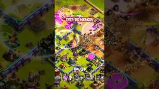Fireball Attack Th17 Clash of clans #short #shorts #clashofclans