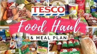 TESCO HOLIDAY FOOD HAUL 2022 | TESCO GROCERY HAUL FOR FAMILY OF THREE | WEEKLY FOOD HAUL UK