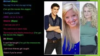 Moves Like Jagger Milkshake Glee Project Lyrics