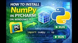 How to install Numpy in Pycharm Unified Product in Windows 11  #pycharm