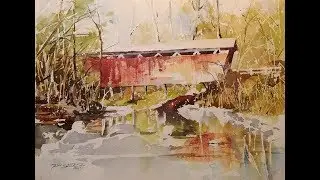 Transparent Watercolor Demonstration Everett Road Bridge