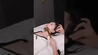 ASMR ear spa treatment #relex #ears #wax #picking #shouldersmassage #headmassage #relievestress
