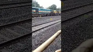 ઢસા રેલ્વે સ્ટેશન માલ ગાડી ક્રોસિંગ Dhasa Railway station Crossing