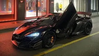 McLaren 675LT (MSO HS Prototype) Start Up and Driving in Milan!