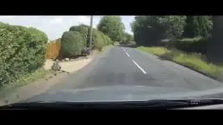 Yorkshire Road Trip dash cam through the village of Coxwold. Driving on the left.