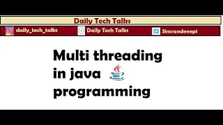 multi threading in java