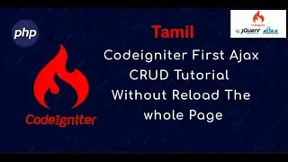 CRUD  Learn Codeigniter Tutorial In Tamil For Beginners   Part 2