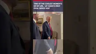 US Vice President JD Vance Visits Oval Office In White House For The First Time | Watch #shorts
