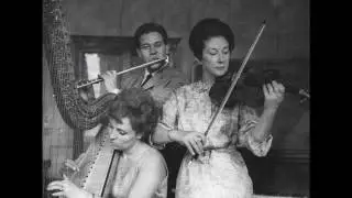 Debussy - Bourdin, Lequien & Challan (1967) Sonate pour flûte, alto et harpe