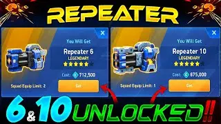 I BOUGHT REPEATER 6 & 10!! 🤩💥 || NEW WEAPON || MECH ARENA || HRG ||
