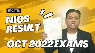 NIOS Result Update Oct 2022 Exams