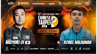 Naoyuki Oi🇯🇵VS🇵🇭Ronel Nalaunan universal Chinese Taipei Open