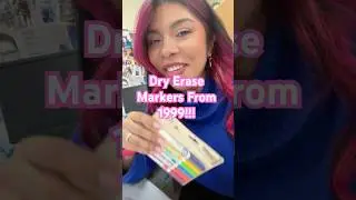 Dry erase markers from 1999!! #dryerase #teacher #1990s #nostalgia #writing #dryerasemarkers #rating