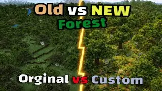 Minecraft Forest are boring So I Built My Own...