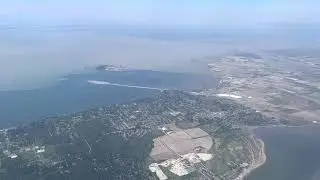 Full approach and landing in YVR Vancouver BC Canada 🇨🇦