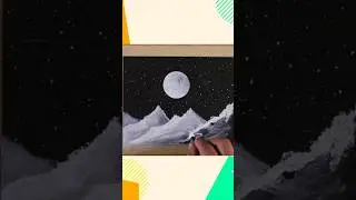 Easy Drawing for Beginners _ Drawing on Black Paper || Rooney Arts || @ArtArena #shorts #drawing