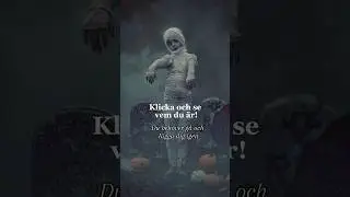 Vem blev du!? Kommentera! 😎 #halloween2024 #halloween #ghost #mumie #h&auml;xa