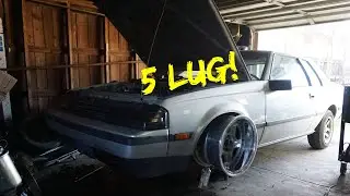 S13 COILOVERS and 5 LUG on RA64 CELICA?!?! + V8 UPDATES!