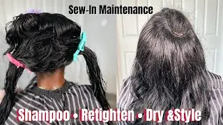 6 Month Sew -In Maintenance AT HOME | shampoo &bull;Retighten &bull;Dry & Style