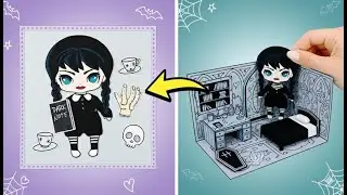 🖤📖 ¡La Historia de Wednesday y Enid! | Decora sus Habitaciones y Juega 🏠✨