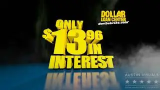 Video Production Company Houston and Austin - Dollar Loan Center 3D Commercial