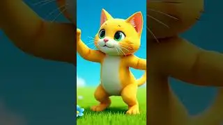 3D Cute Cat Car Dance 😺🚗 | Adorable Animation Fun #Shorts #catlovers #catvideos