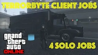 Four solo Terrorbyte Client Jobs (GTA Online)
