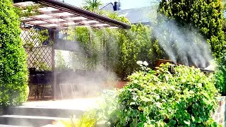 Garland Foggy Home. Nebulizador para la climatización de jardines y espacios exteriores.