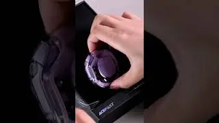 Adding a pop of color to my day with the purple earbuds. #acefast #unboxing