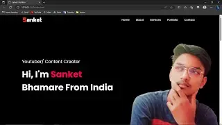 How To Make A Portfolio Website Using HTML CSS JS | Complete Responsive Website Design