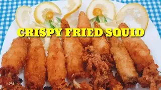 MY CRISPY FRIED SQUID SOBRANG SARAP AT SUPER LUTONG