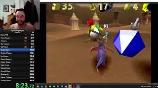 Spyro the Dragon Any% Speedrun (47:58 PB) No Rat Proxy