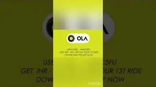 OLA 1st ride coupon