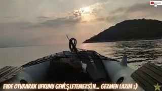 Şişme Botla Deniz Seyri | intex Mariner 4 ile Deniz Gezisi