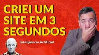 Criei um site em 3 segundos com Inteligência artificial - Criador de Sites Com AI - Webtec