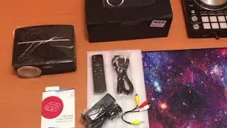 Yaufey 1080P Full HD Projector | Bright LCD Projector for Home Cinema