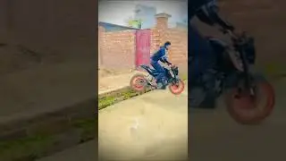KTM Duke 😱 Funny Accident 🔥#shorts #accident #ktm_duke