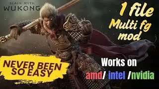 Как установить бесплатный мод Multi Frame Gen (до 4x FPS) в Black Myth Wukong &mdash; очень простой спо...