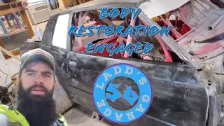 Finishing Up Bondo Removal and Starting Body Restoration