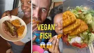 Vegan Fish Mini Vlog taste test Gardein Fish 🥰
