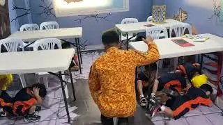 Earthquake Drill (Drop, Cover, and Hold)